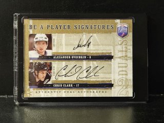 2006/07 Ud Be a player auto #D-OC Alex Ovechkin et Chris Clark