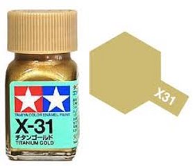 Tamiya Émail - X-31 Titanium Gold
