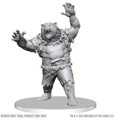 D&D Unpainted Mini WV28 Werebear
