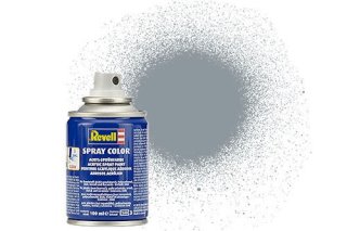 Revell Peinture en Aérosol Acrylique 100ml: Steel Metallic / acier métallisé