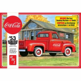 AMT 1953 Ford F-100 Coca-Cola With Die Cast Vending Machine 1/25