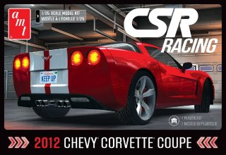 AMT 2012 Chevrolet Corvette Coupe CSR Racing 1/24