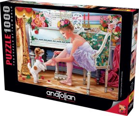 Ballerina And Her Puppy