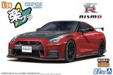Aoshima - R35 Nissan GT-R NISMO - JP 2022 Vibrant Red - Snap Car - 1:24