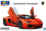 Aoshima - '11 Lamborghini Aventador Orange Pearl Car 1/24