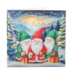 Crystal Art Diamond Painting Card Kit Arctic Friends