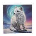 Crystal Art Diamond Painting Card Kit Aurora The Fox