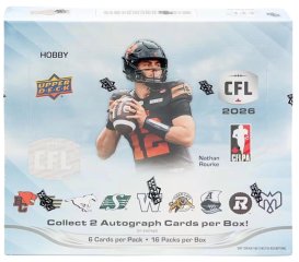 2026 UD CFL Football Hobby - Paquets