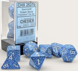 Chessex - Speckled 7 Dice Set Polyhedral Ocean Stone