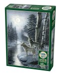 Cobble Hill - 1000 Pcs Puzzle - Wolves and Moonlight