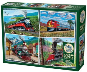 Cobble Hill Puzzle - 1000 Pcs - Historic Locomotives