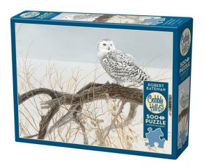 Cobble Hill - 500 Pcs Puzzle - Fallen Willow-Snowy Owl