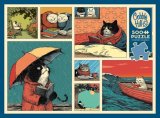 Cobble Hill - 500 Pcs Puzzle - Cats Chillin with Books