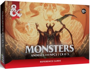DND Reference Cards Monsters Animals And NPCS