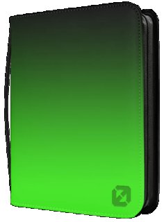 Evo Retro Er Shield Topload Car Binder Neon Green