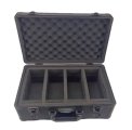 Evo Retro: Graded Card Storage Box Heavy Duty 4 Rows Black Aluminum