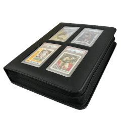 Evo Retro: Premium Card Slab Binder with Window Black