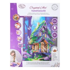 Crystal Art Scroll Kit Fantasy House Diamond Painting