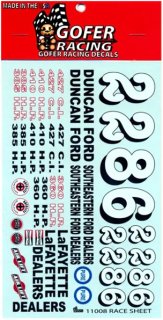 Gofer Race Decal Sheet 