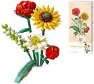 Loz Mini Block: Sunflower Rose Saffron Hypericum Eternal Flower 