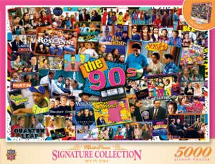 Master Pieces Puzzle 1990 TV Time Signature 5000 PC