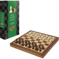 Échecs et Dames Boitier Refermable / Chess & Checkers Folding Version