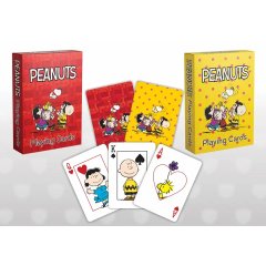 Peanuts Playing Cards - Red/Yellow