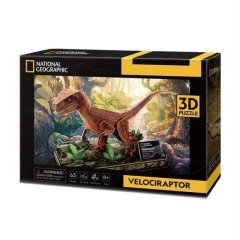 National Geographic Puzzle 3d Vélociraptor