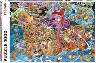 Piatnik 1000 Pièces Puzzle The Pink Pirate
