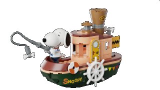 Pantasy Snoopy Steam Boat Block