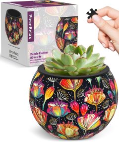 PieceRelax Puzzle Planter Colorful Poppies Style 80 pièces