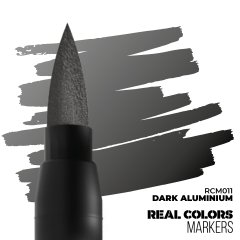 AK Interactive - Real Colors Marker - Dark Aluminium 