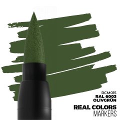 AK Interactive - Real Colors Marker - Ral 6003 Olivgrun 