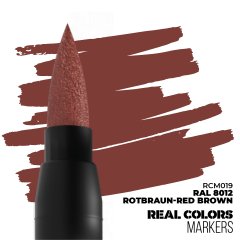 AK Interactive - Real Colors Marker - Ral 8012 Rotbraun-Red Brown 
