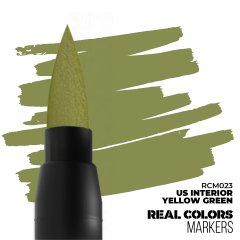 AK Interactive - Real Colors Marker - US Interior Yellow Green 