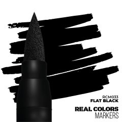 AK Interactive - Real Colors Marker - Flat Black