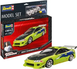 Revell Fast & Furious Brian 1995 Mitsubishi Eclips Model Set 1/24