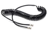 Coiled air hose for High power compressor