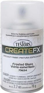 Testors CreateFX Frosted Glass / Verre Givre Spray Can 76g