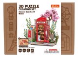 Rolife Blossom Book Booth 3D Wooden Puzzle (116 PCS)