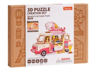 Rolife Beverly Ice Cream Truck 3D Wooden Puzzle (290 PCS)
