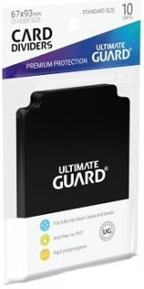 Ultimate Guard Card Dividers Noir 67mm x 93mm paquet de 10