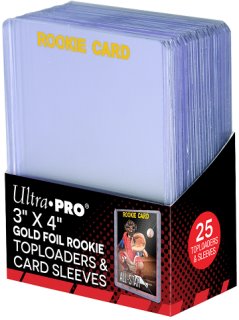 Ultra-Pro Toploader Rookie avec Sleeves 35Pt Paquet de 25