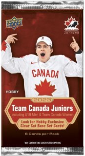2023 UD Team Canada Juniors Hockey Hobby - Paquets