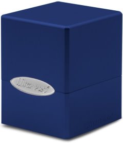 Up Boite de Rangement Satin pour Cartes de jeux / Deck Box Satin Cube Pacific Blue