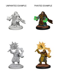 DnD Unpainted Mini: Dwarf Female Cleric