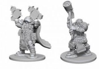 D&D Unpainted Minis: Dwarf Male Cleric