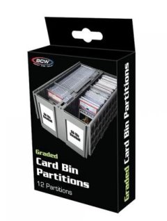 Graded Collectible Card Bin Partitions 