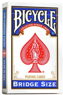 Bicycle Cartes à Jouer: Bridge (Bleu ou Rouge)