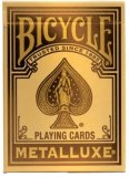 Bicycle Cartes à jouer: Mettalluxe Holiday Gold